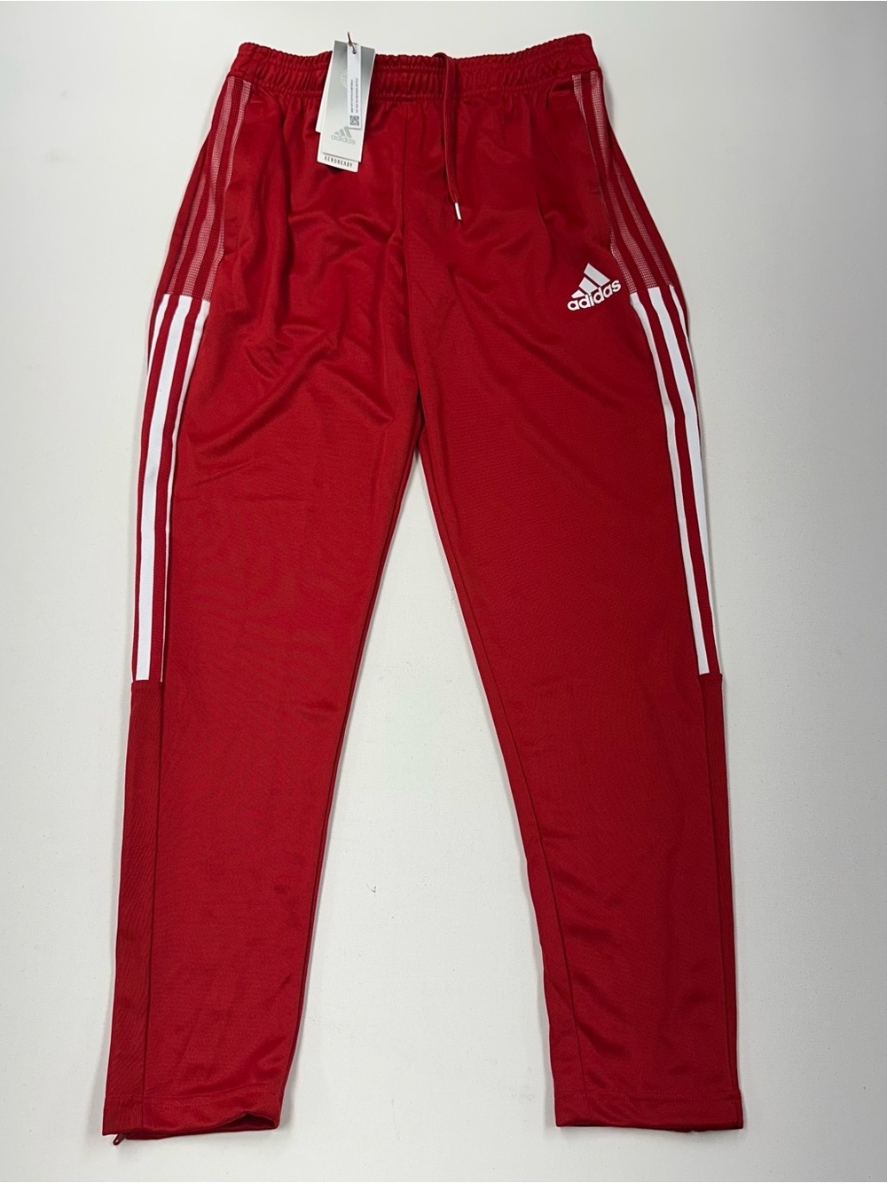 Adidas Tiro Track Pants Tapered Red Mens Medium Soccer Futbol Football Training